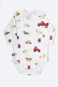 Çiftlik Desenli Body