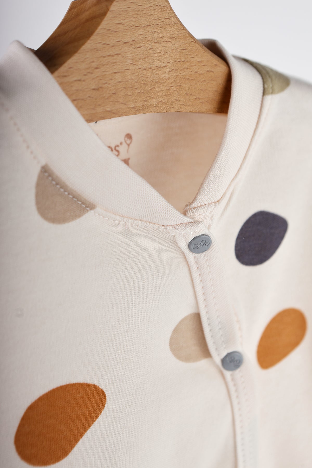 Renkli Puantiye Desenli Tulum Takım