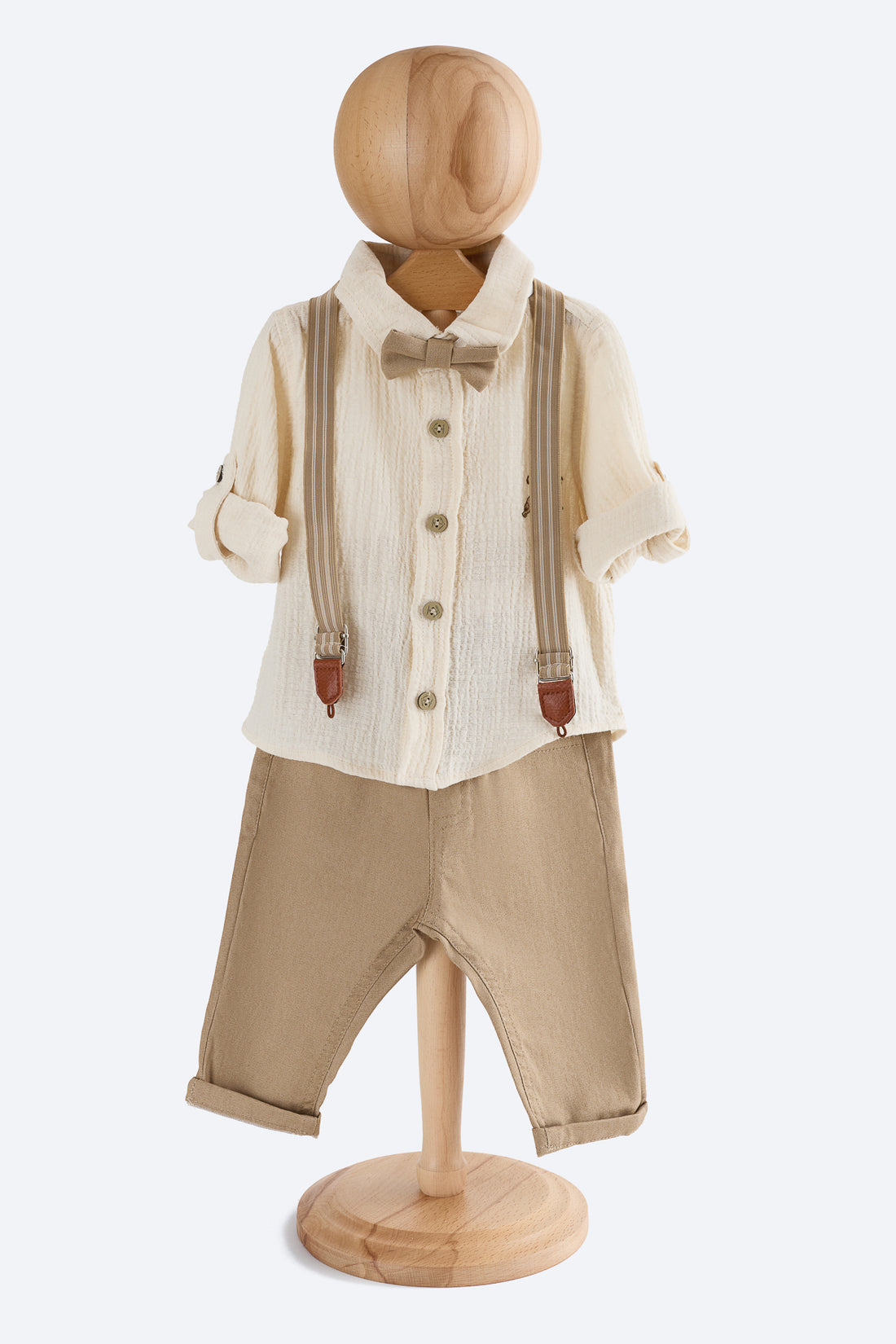 Müslin Gömlek 4'lü Salopet Takım