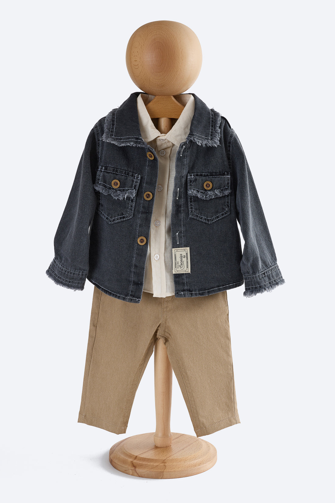 Denim Ceket 3'lü Takım