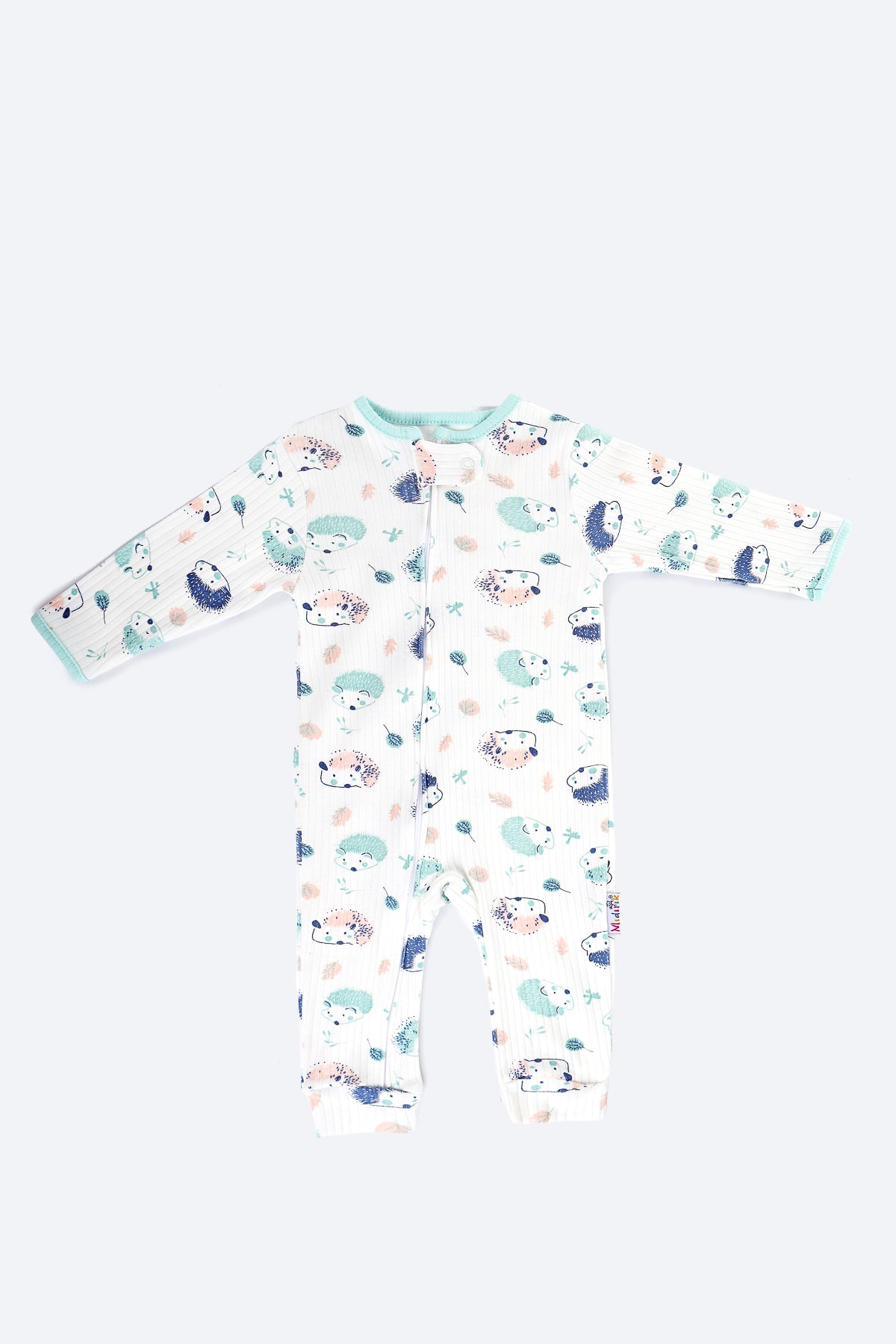 Kirpi Desenli Üçlü Tulum Takım