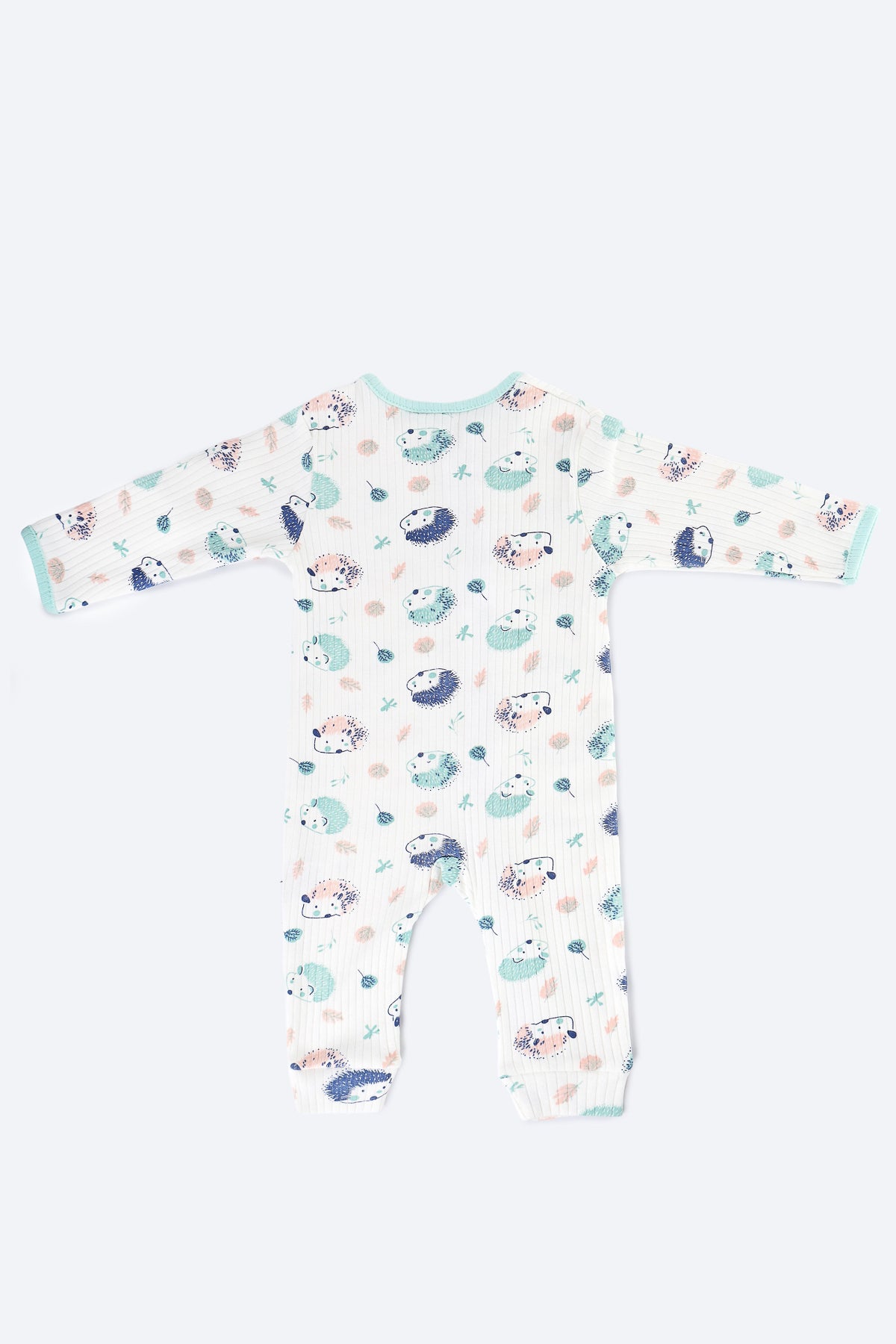 Kirpi Desenli Üçlü Tulum Takım