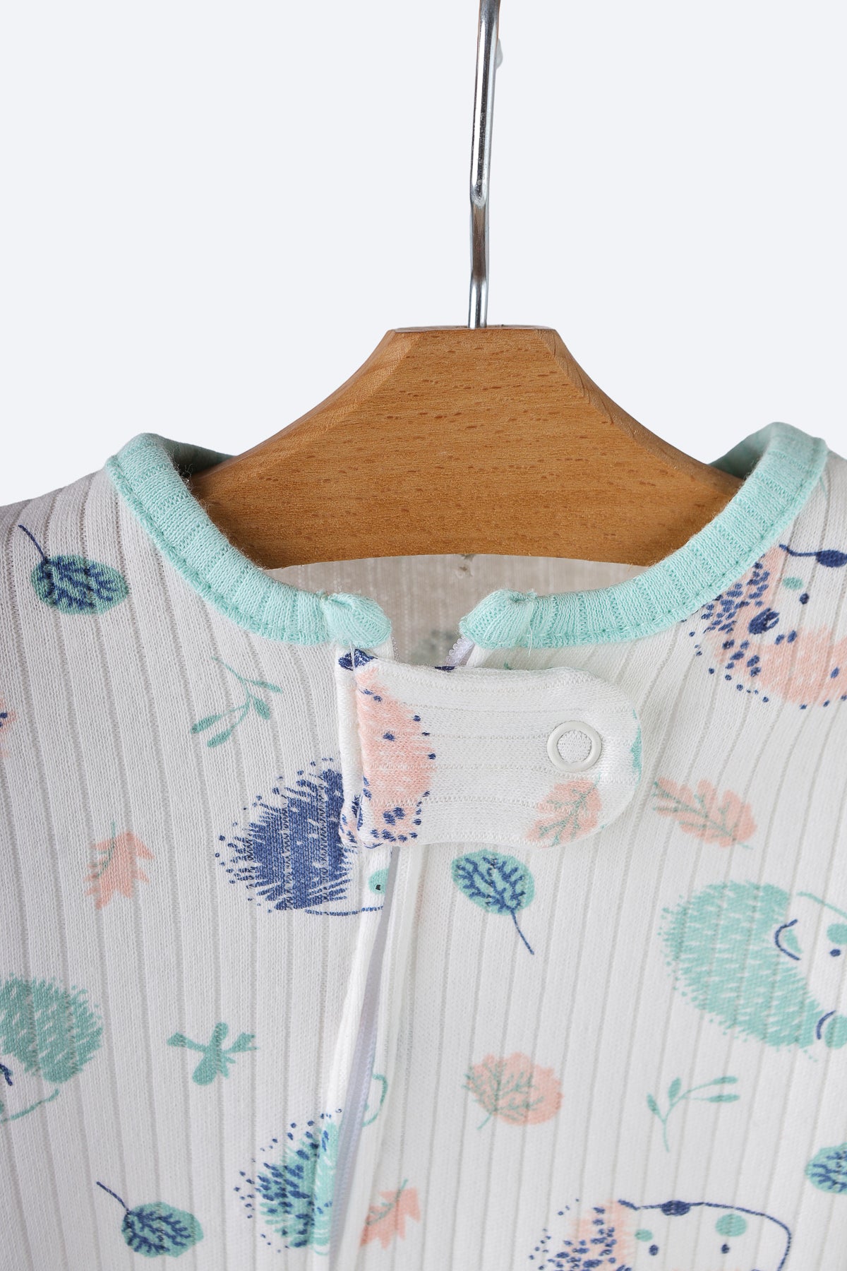 Kirpi Desenli Üçlü Tulum Takım