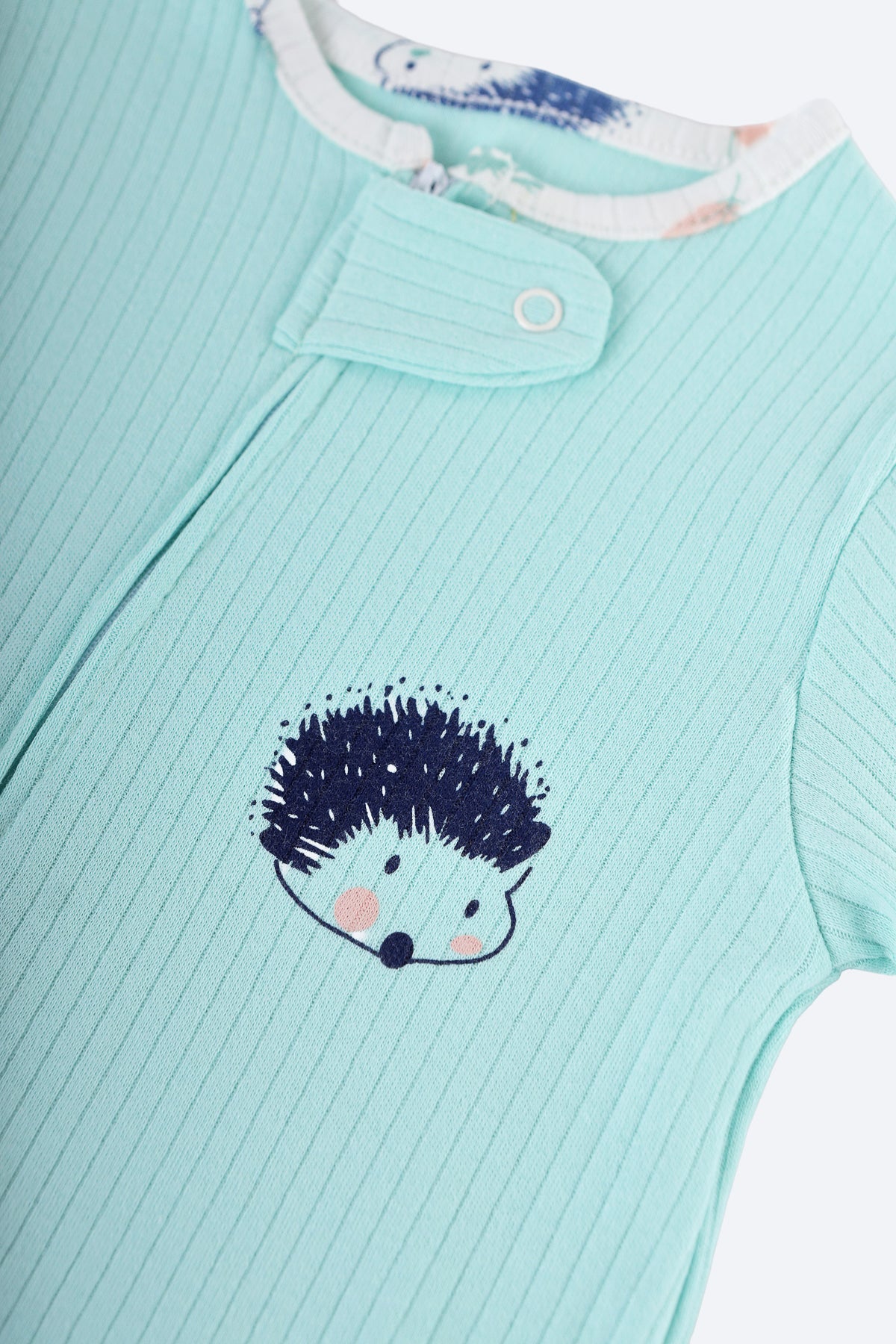 Kirpi Desenli Üçlü Tulum Takım