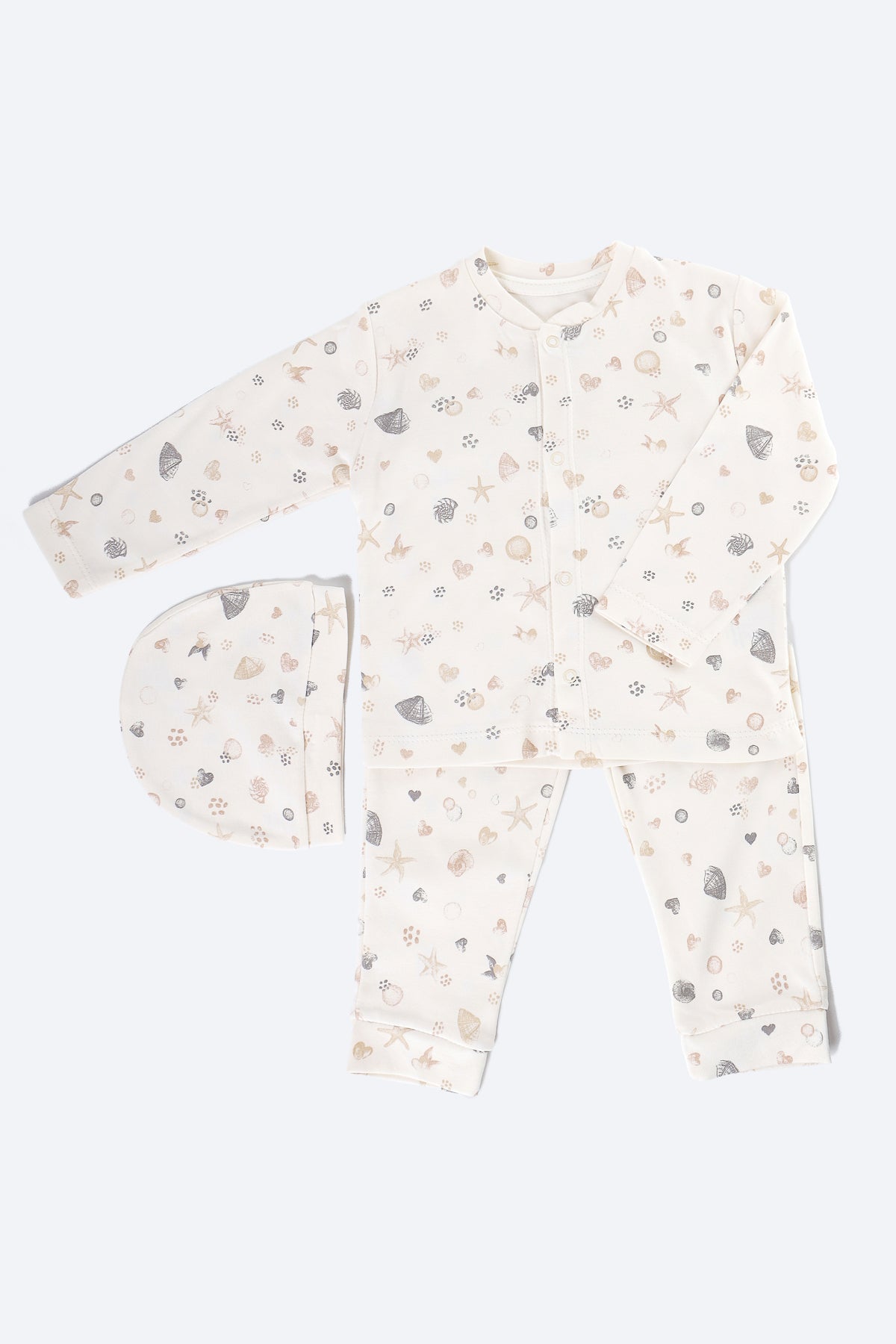 Deniz Yıldızı Desenli Pijama Takımı