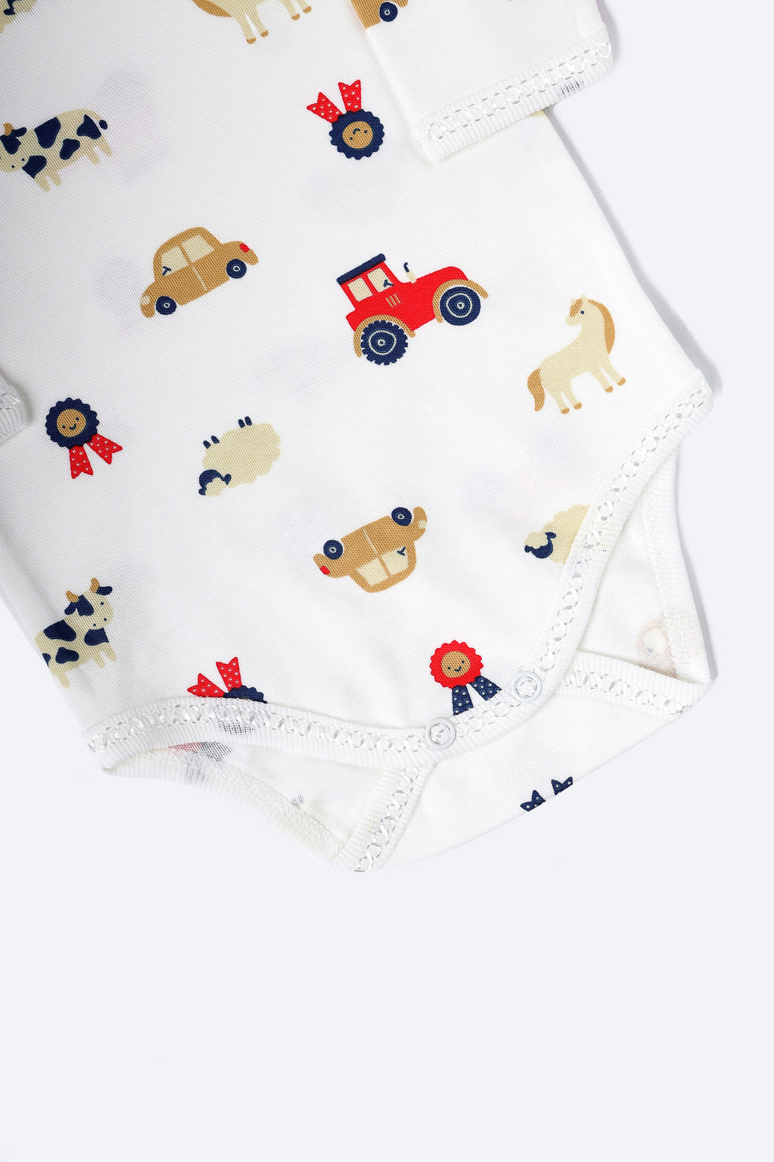 Çiftlik Desenli Body