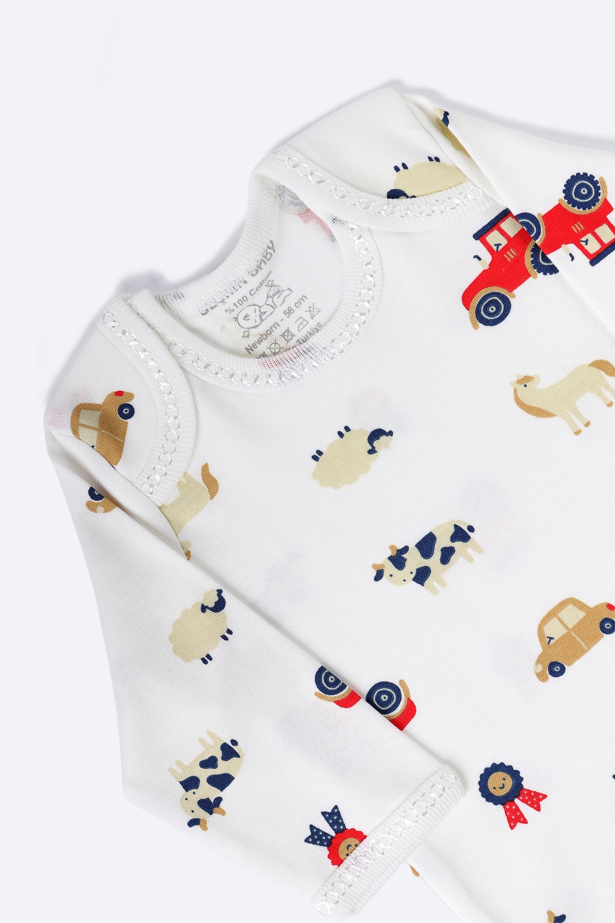 Çiftlik Desenli Body