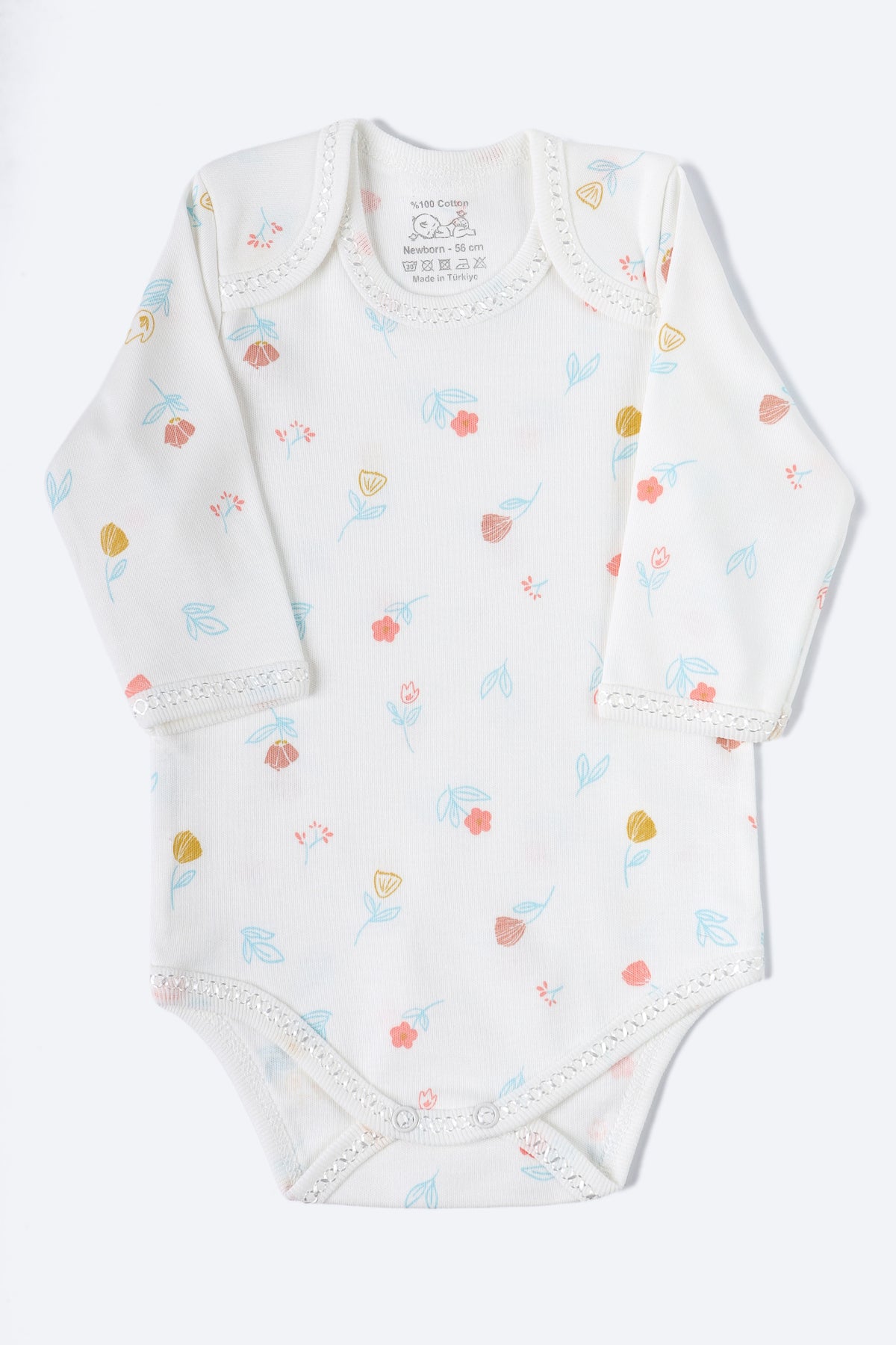 Soft Çiçek Desenli Body