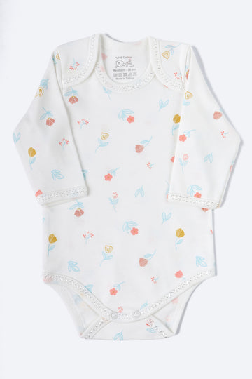 Soft Çiçek Desenli Body