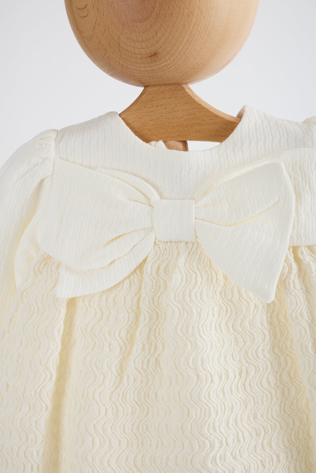 Ekru Kız Çocuk Elbise