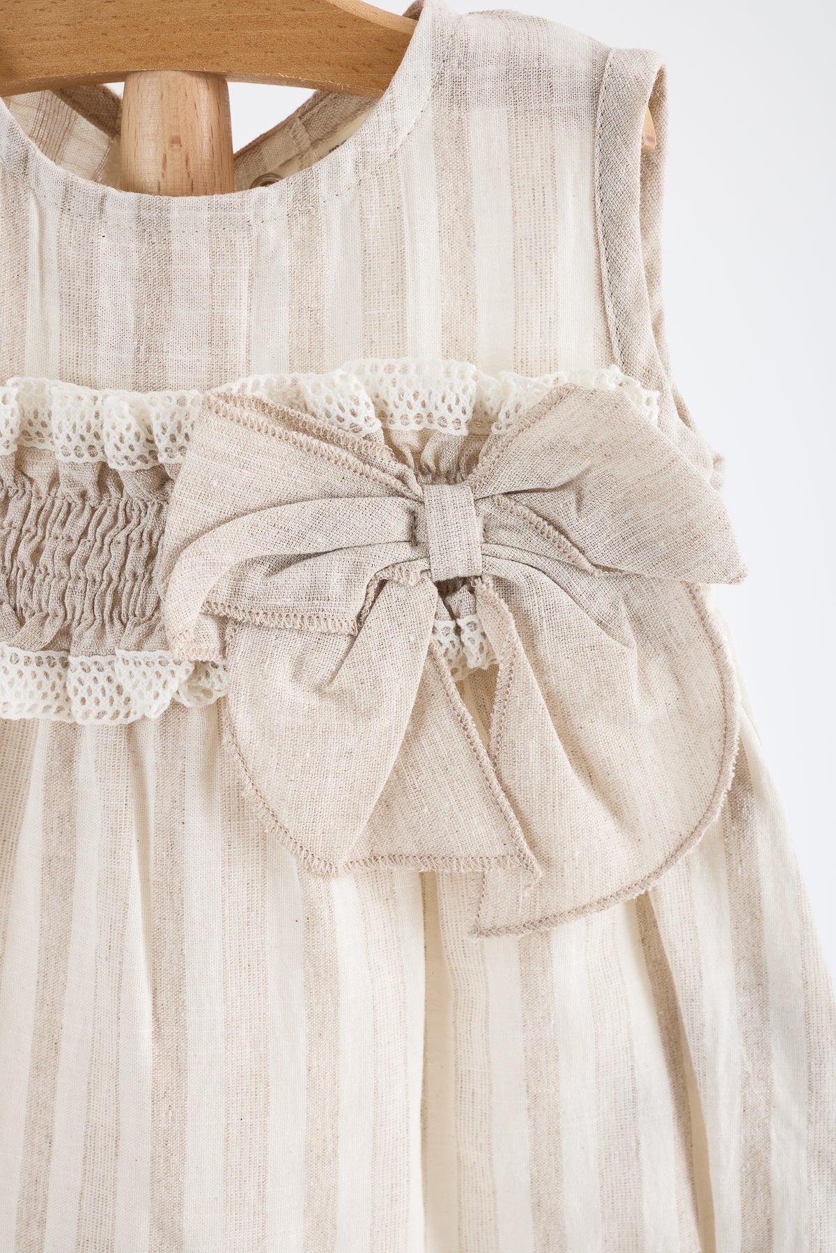 Keten Kız Bebek Tulum