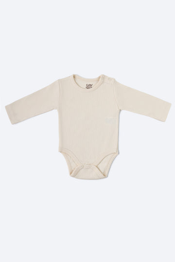 Bej Renkli Uzun Kollu Body