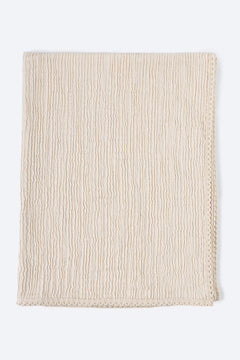 Sütlü Kahverengi Müslin Örtü