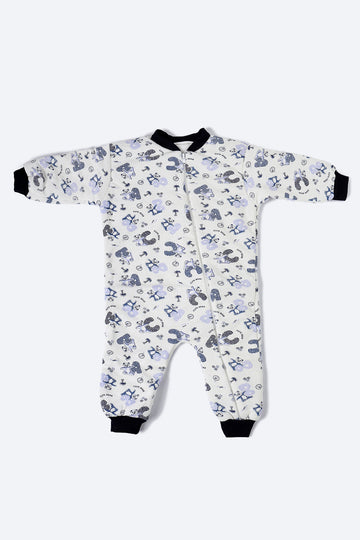 Mavi Alfabe Desenli Uyku Tulumu