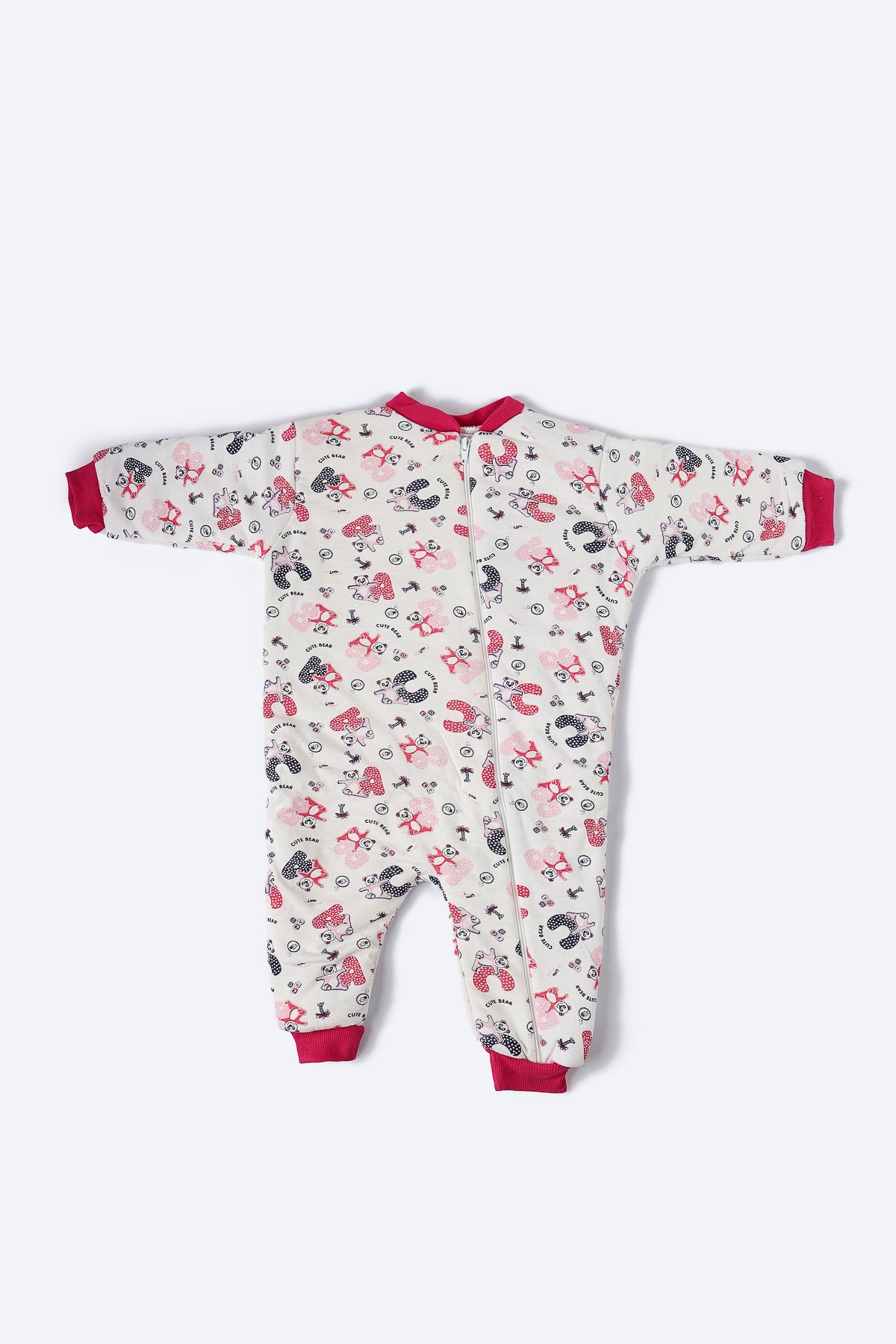 Kırmızı Alfabe Desenli Uyku Tulumu