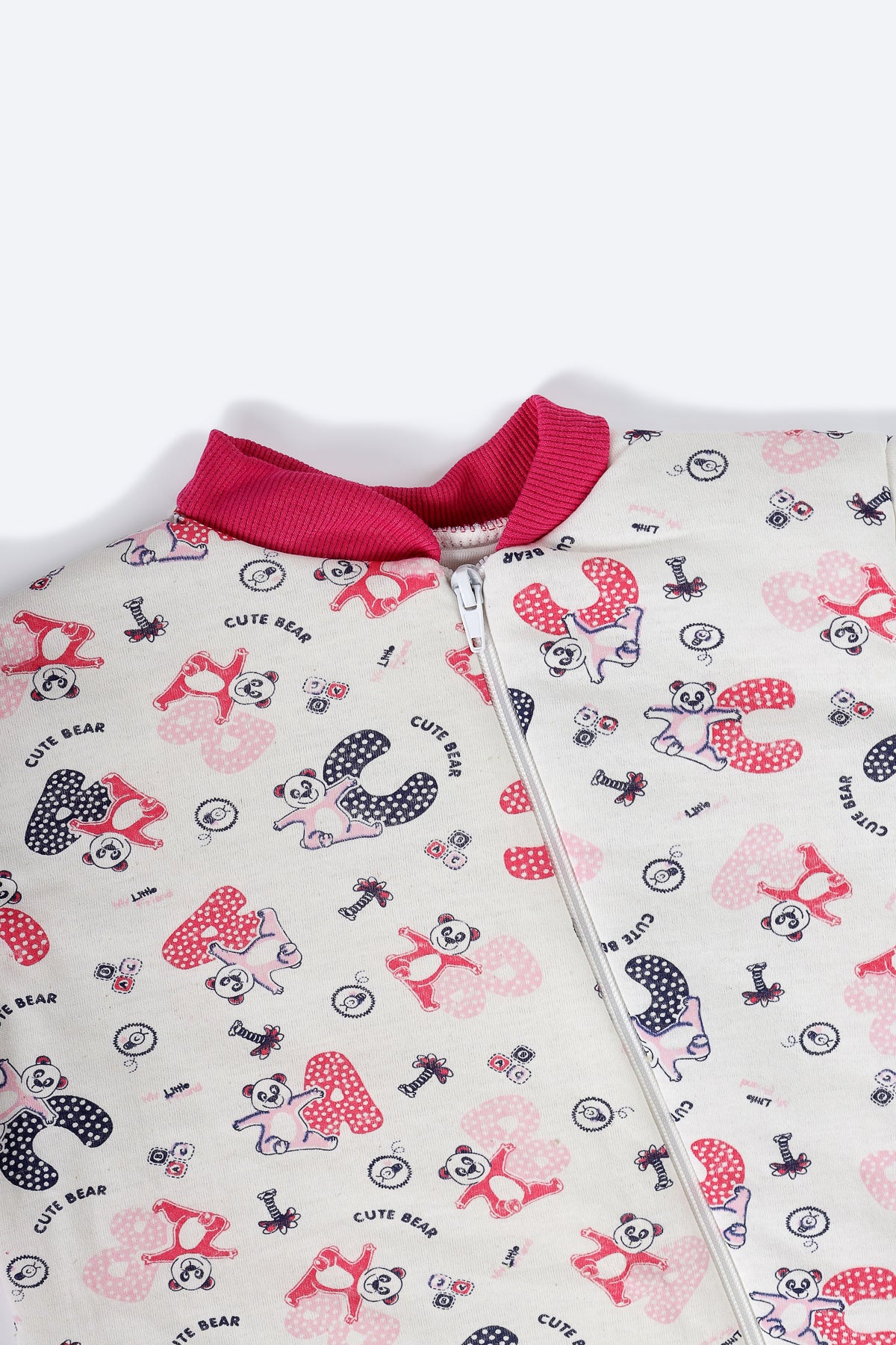 Kırmızı Alfabe Desenli Uyku Tulumu