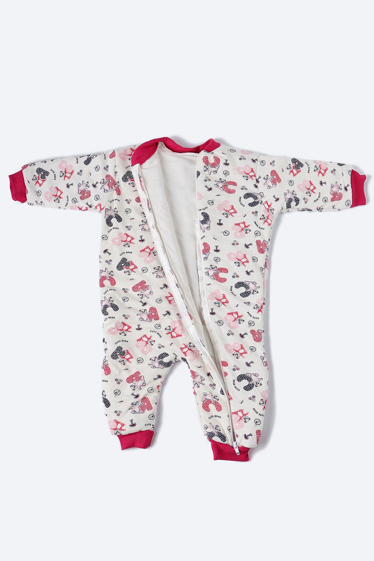 Kırmızı Alfabe Desenli Uyku Tulumu