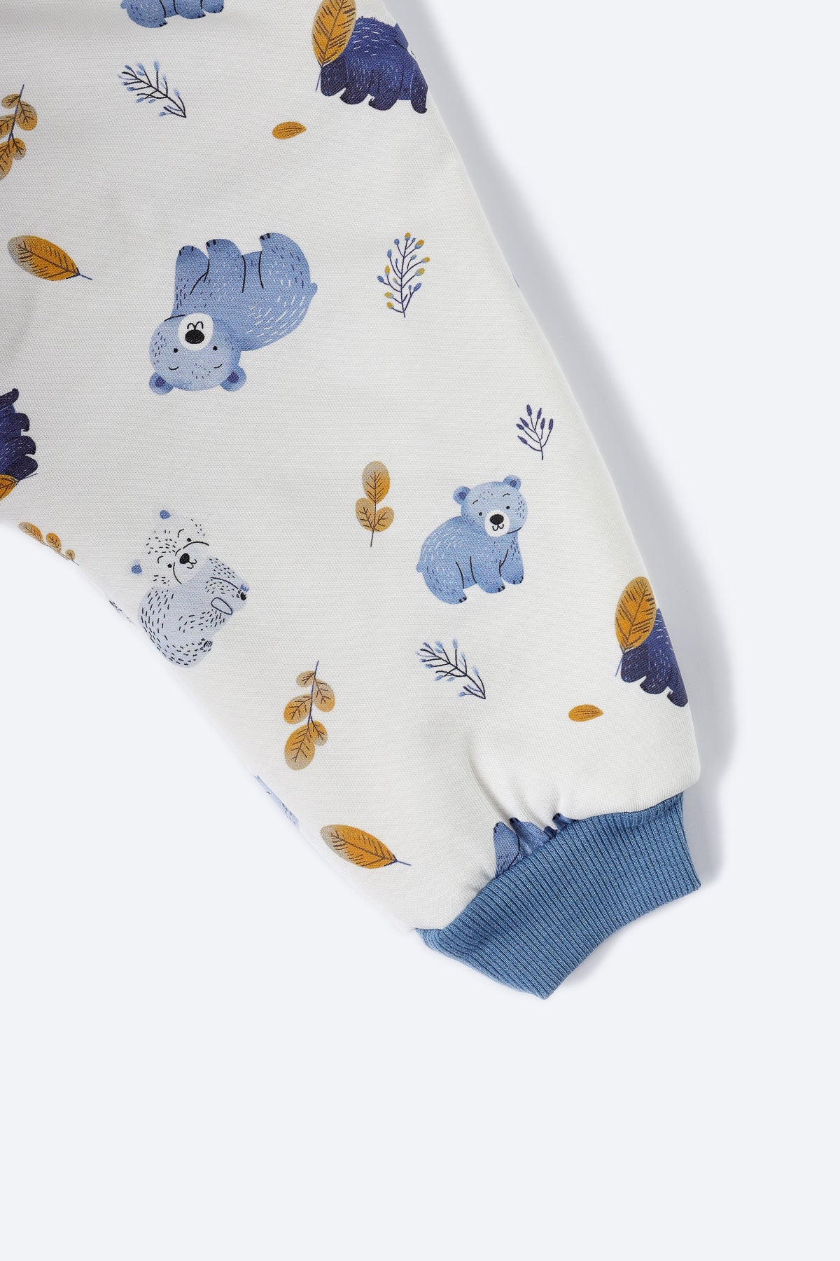 Mavi Ayıcık Desenli Uyku Tulumu