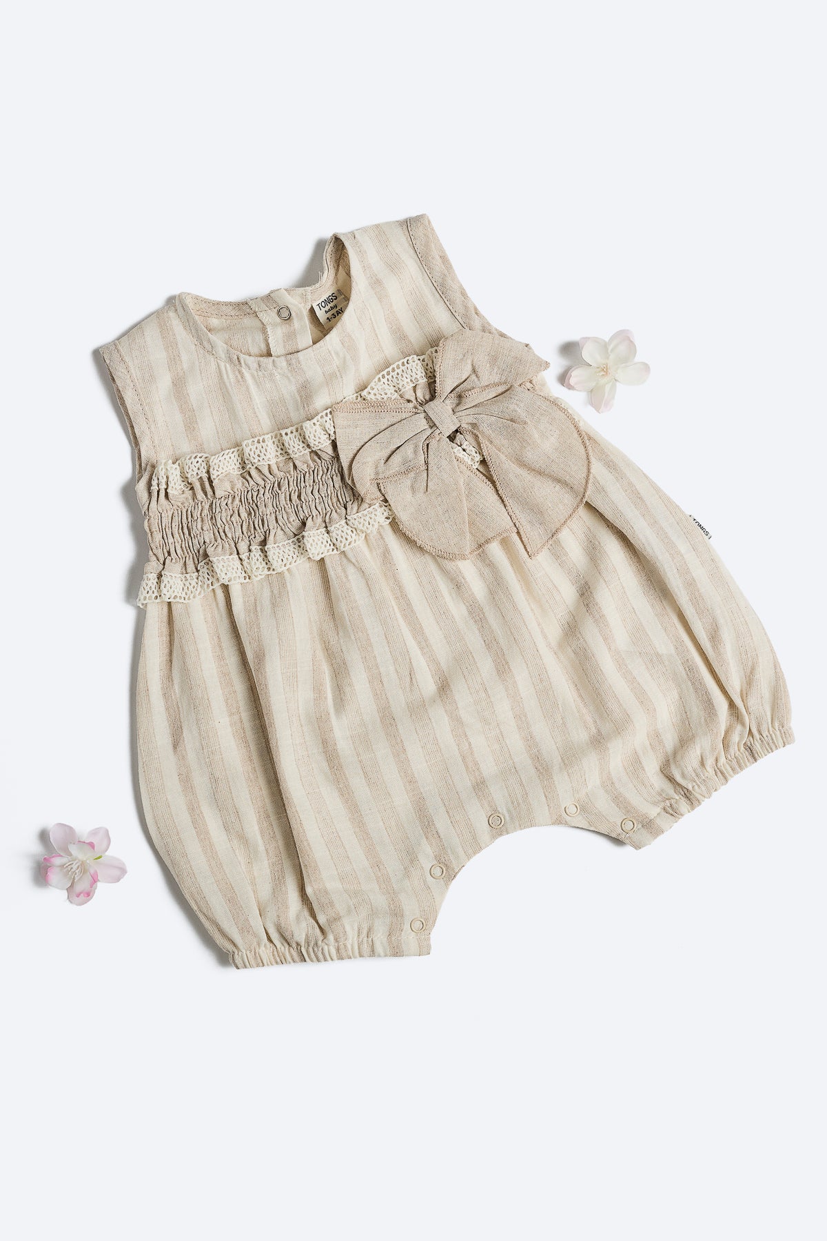 Keten Kız Bebek Tulum