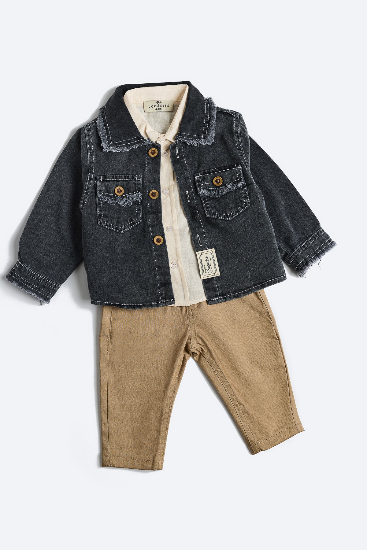 Denim Ceket 3'lü Takım