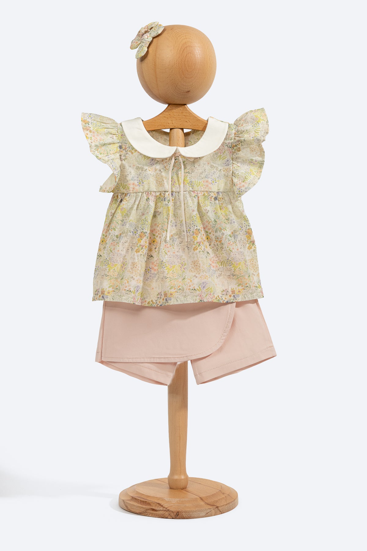 SPRING MINI KIZ ÇOCUK ŞORT ETEK BLUZ TAKIM
