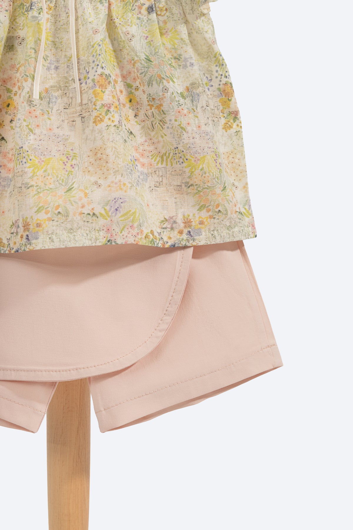 SPRING MINI KIZ ÇOCUK ŞORT ETEK BLUZ TAKIM