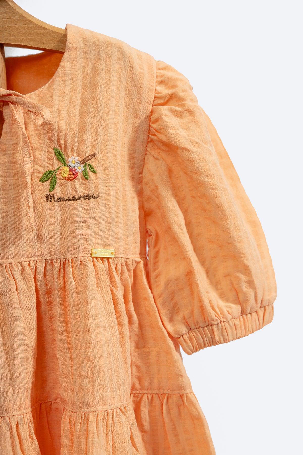 PEACH KIZ ÇOCUK ELBİSE TOKA TAKIM